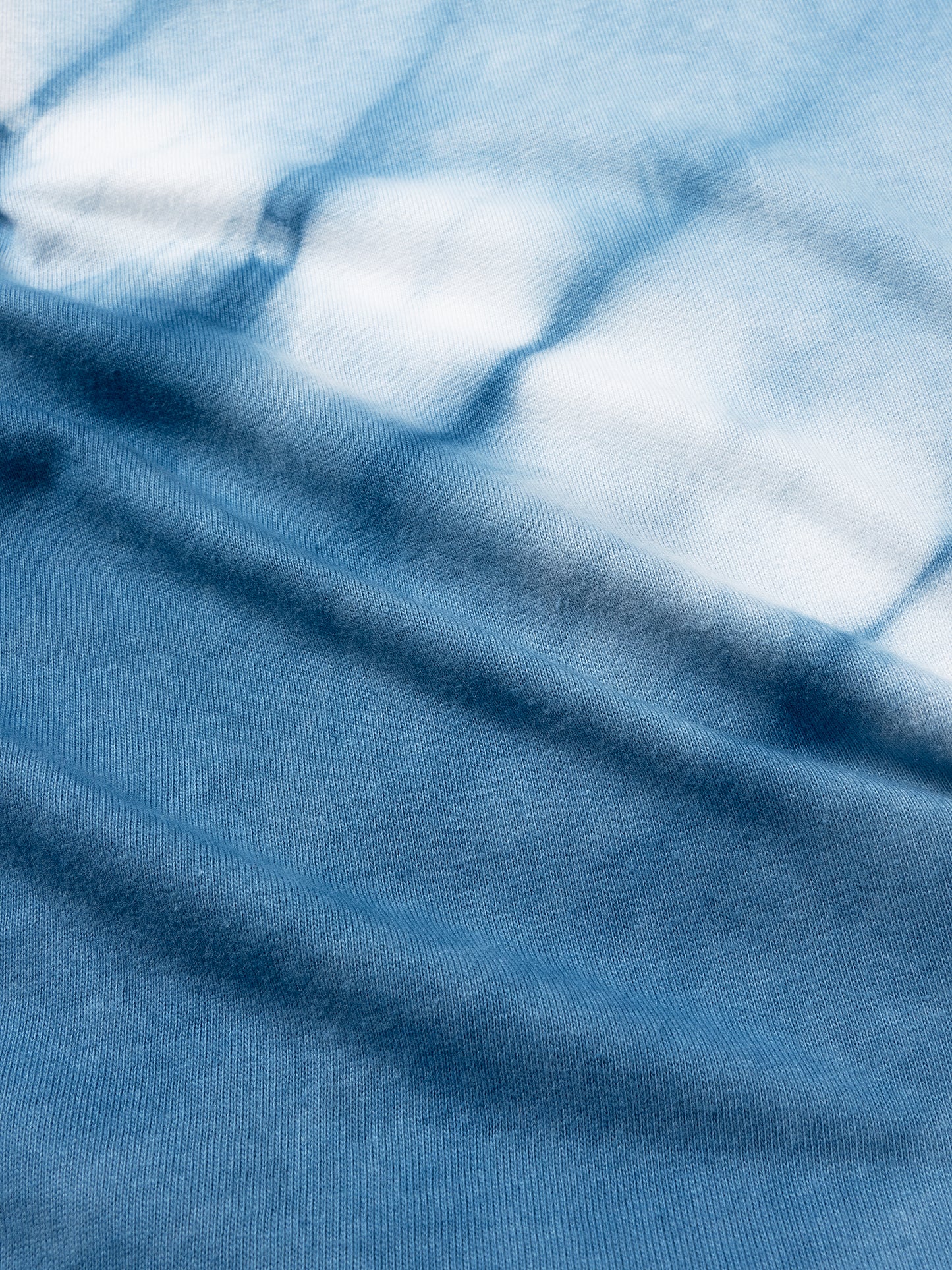 ★RYUKYU INDIGO OBLIQUE TIE-DYE LONG SLEEVE TEE